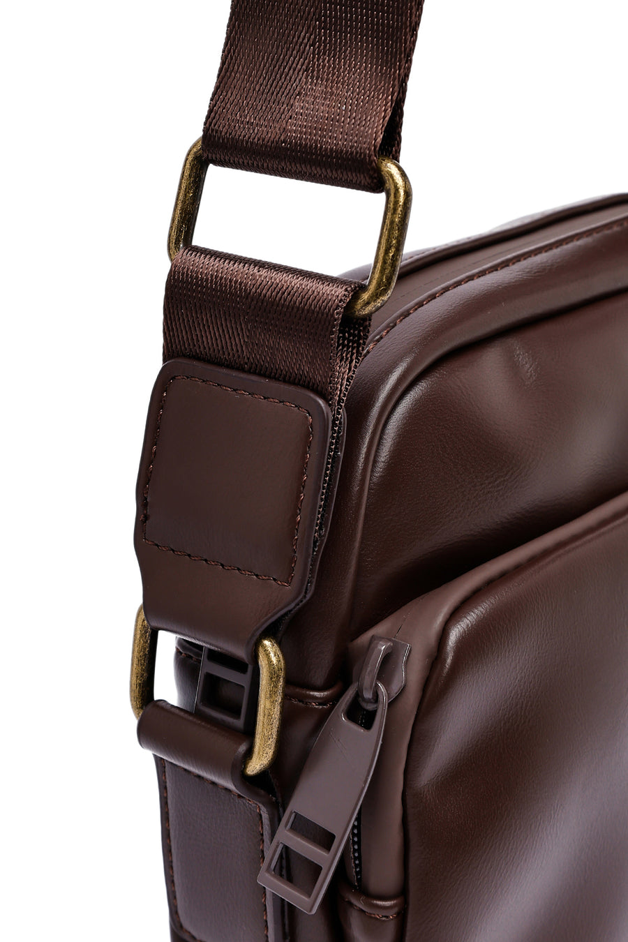 Men's Brown Messenger Bag