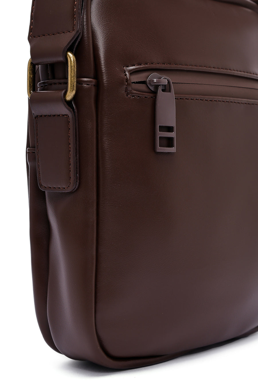 Men's Brown Messenger Bag