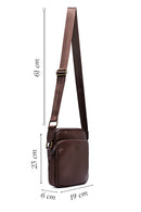 Men's Brown Messenger Bag | Derimod