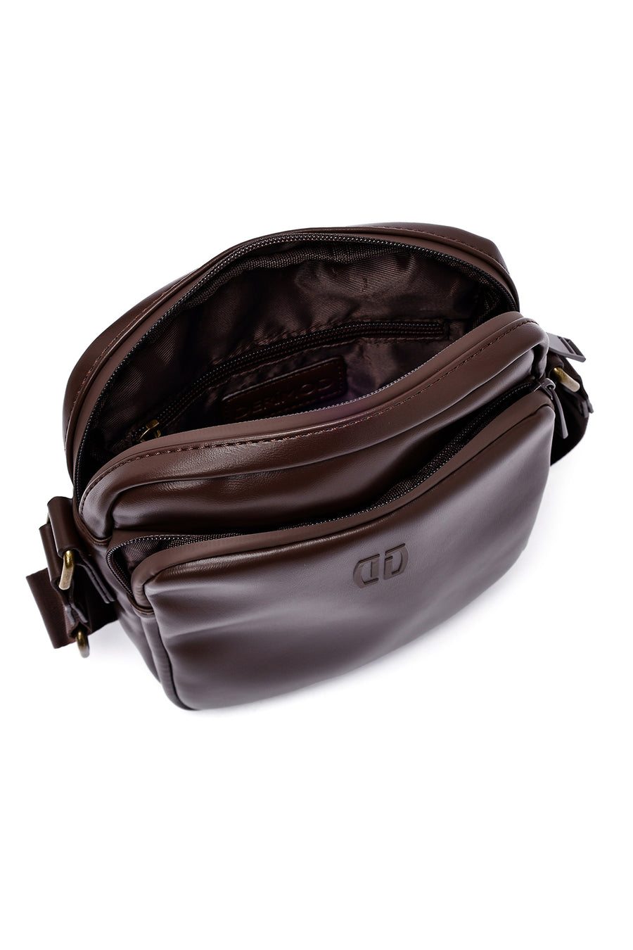 Men's Brown Messenger Bag