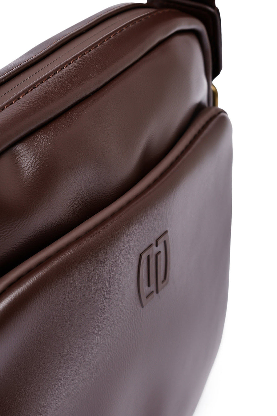 Men's Brown Messenger Bag