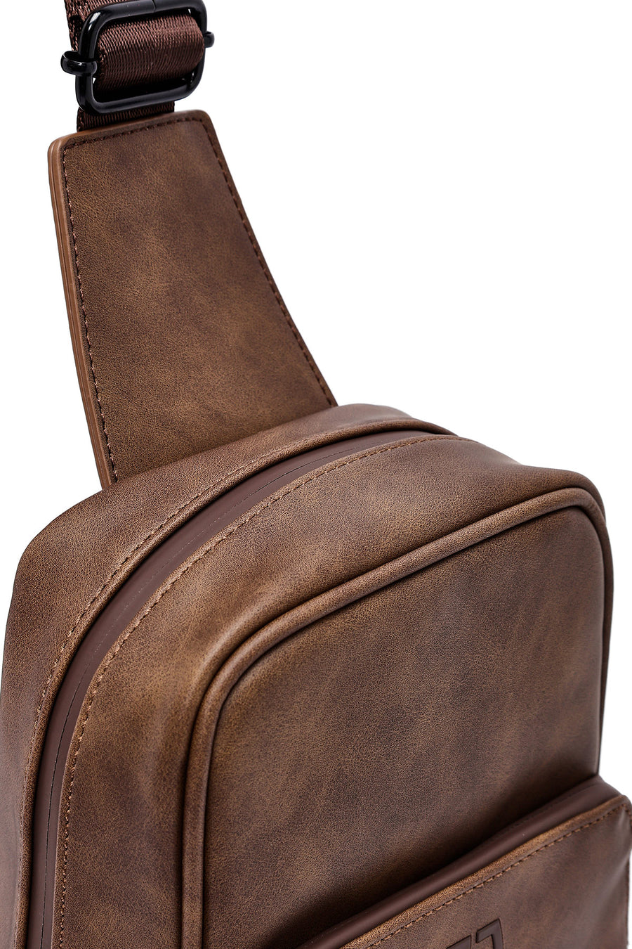 Men's Brown Crossbody Bag