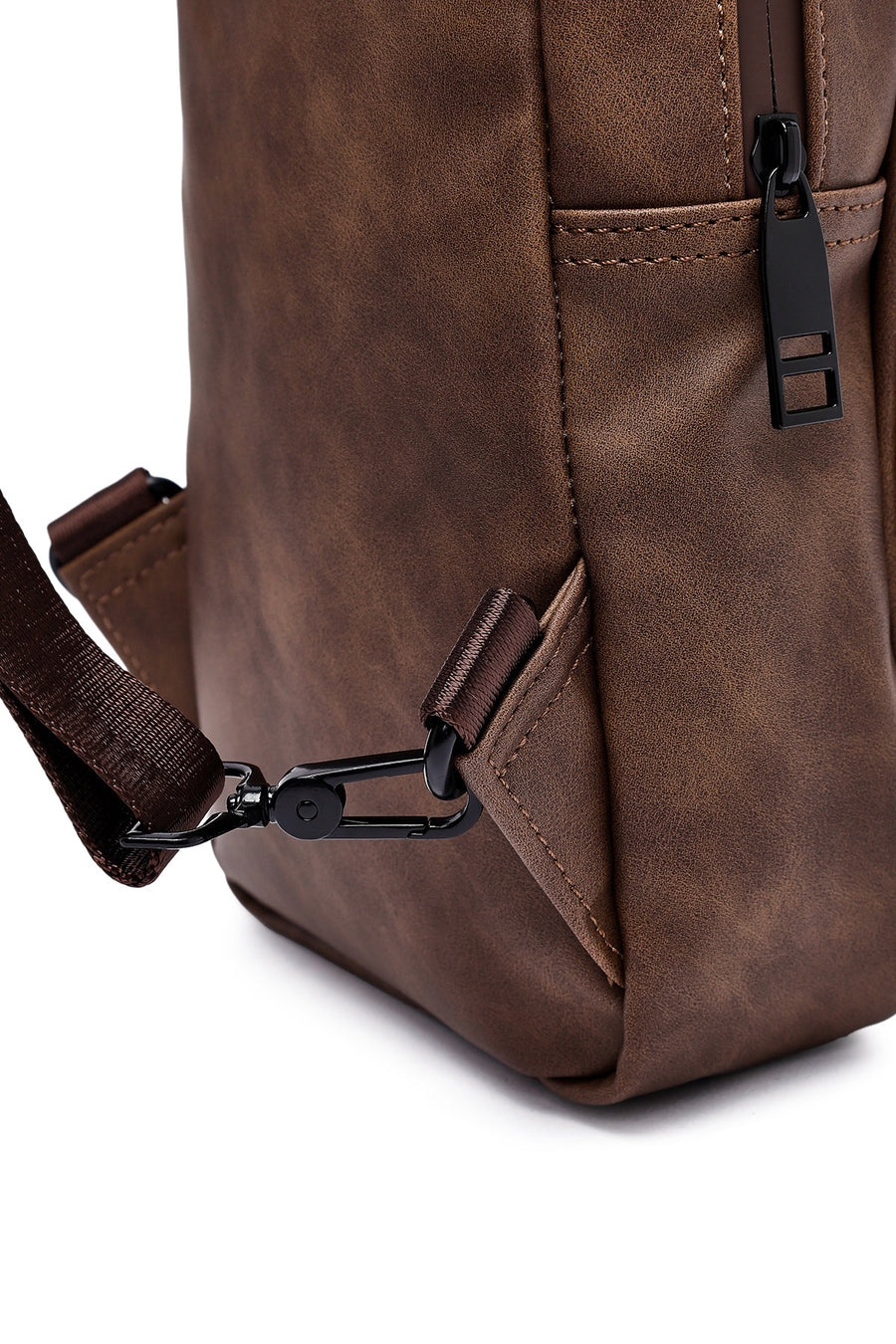Men's Brown Crossbody Bag