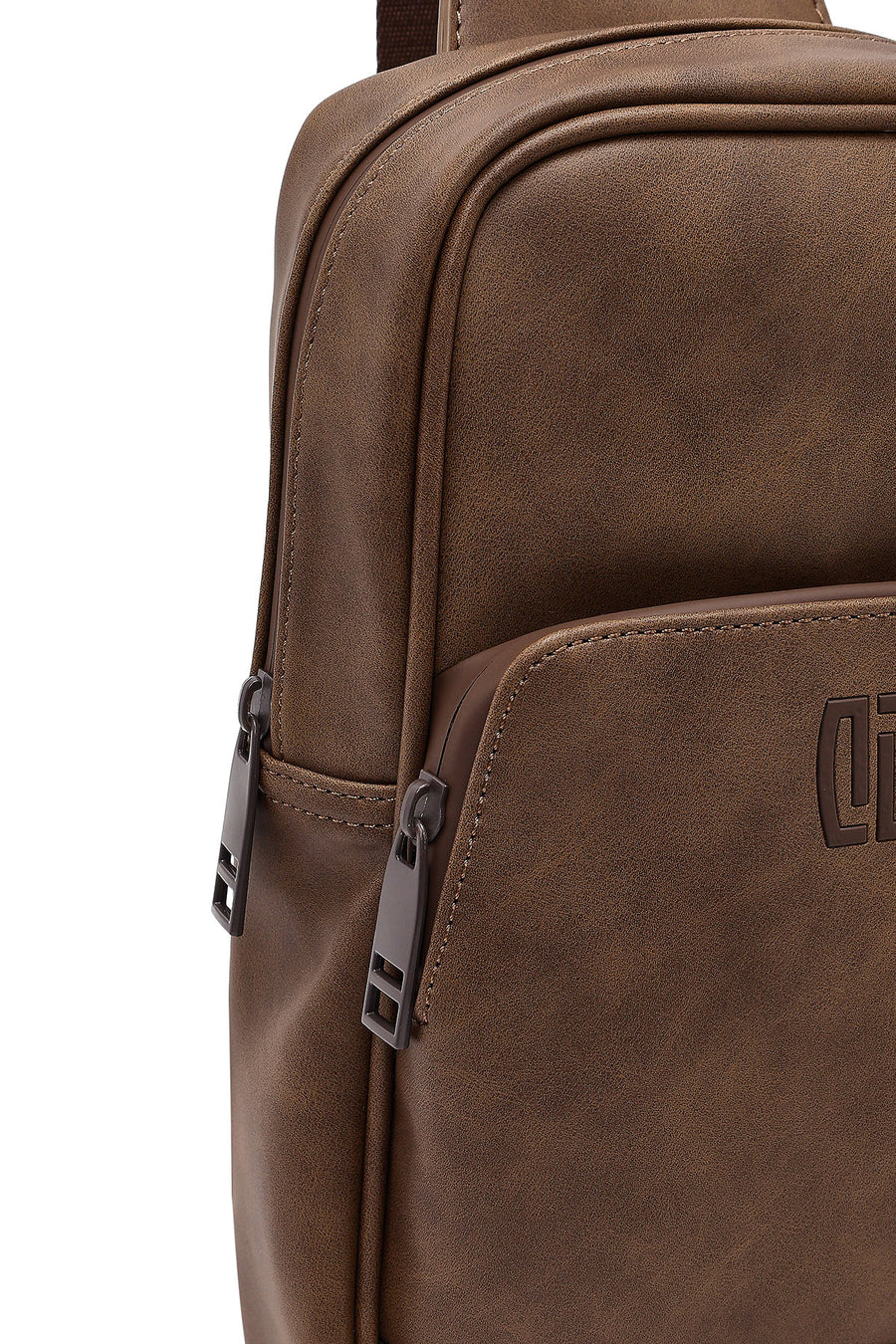 Men's Brown Crossbody Bag