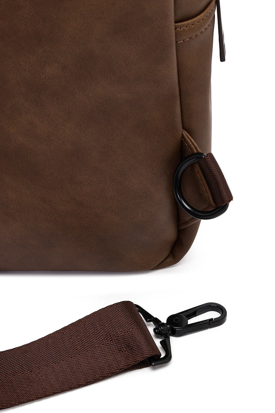 Men's Brown Crossbody Bag