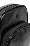 Erkek Siyah Mini Çapraz Çanta | Derimod