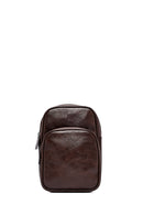 Men's Brown Mini Crossbody Bag | Derimod