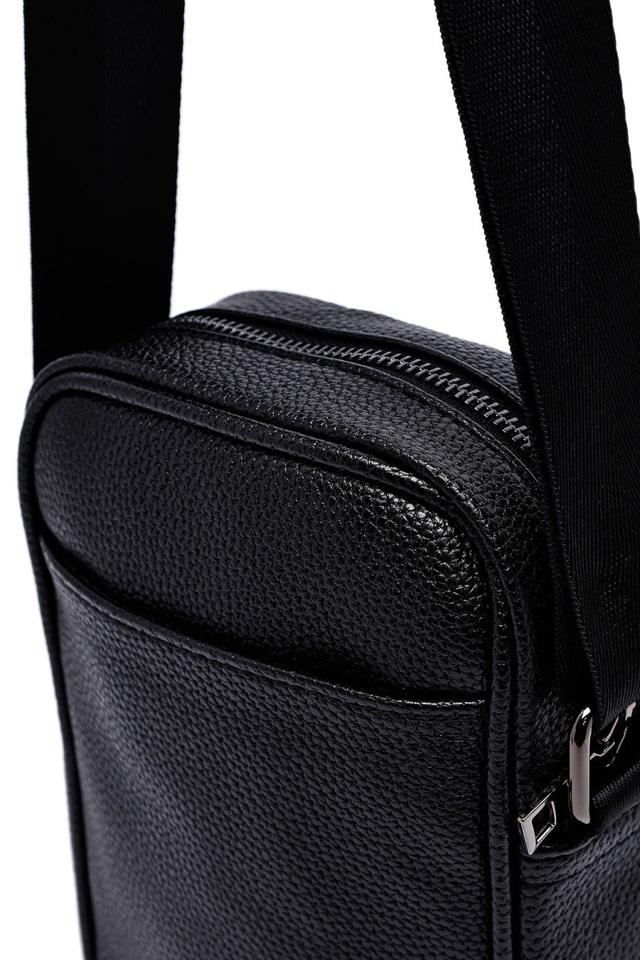 Men's Black Messenger Bag