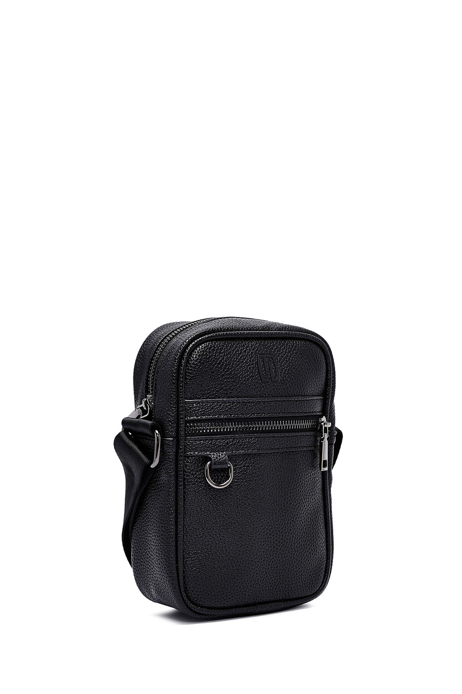 Men's Black Messenger Bag