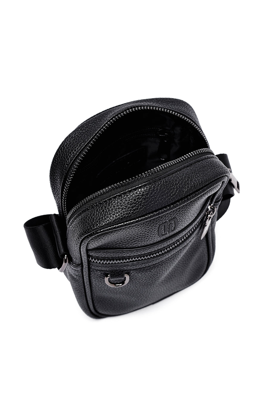 Men's Black Messenger Bag