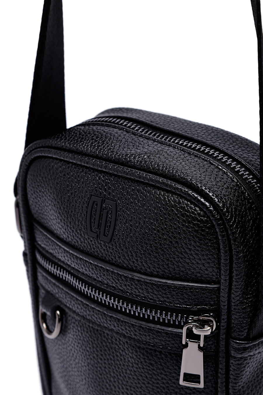 Men's Black Messenger Bag