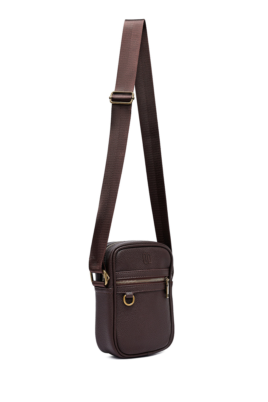Men's Brown Messenger Bag