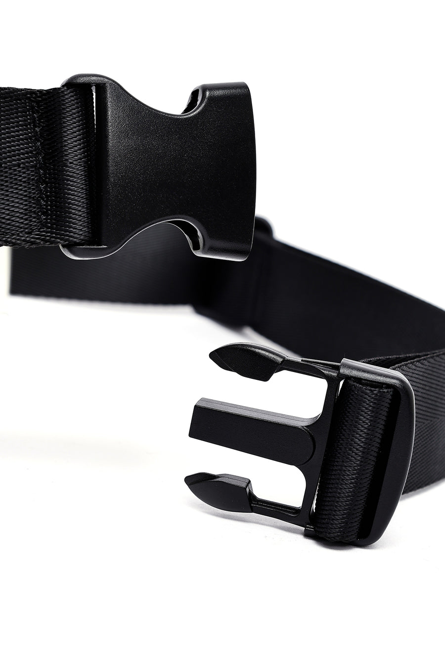 Men's Black Waist Bag