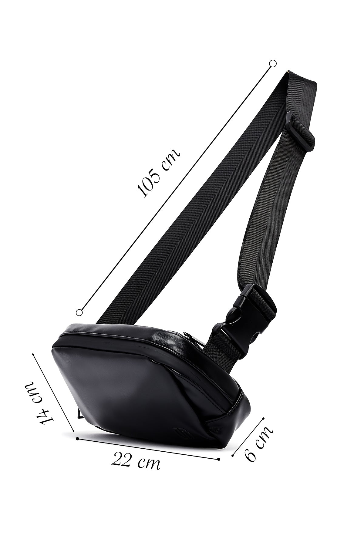 Erkek Siyah Bel Çantası