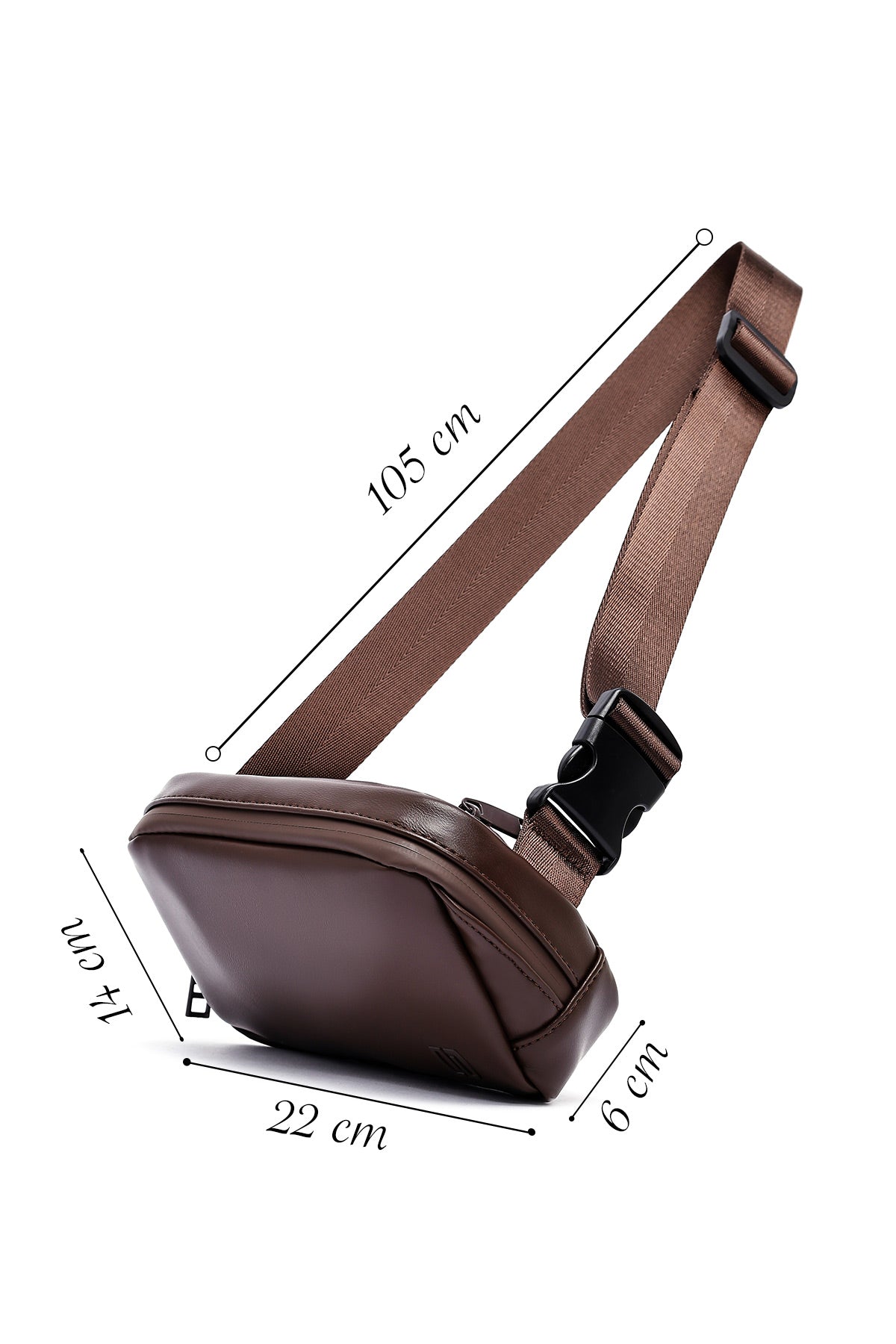 Erkek Kahverengi Bel Çantası