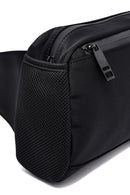 Erkek Siyah Kumaş Mini Bel Çantası | Derimod