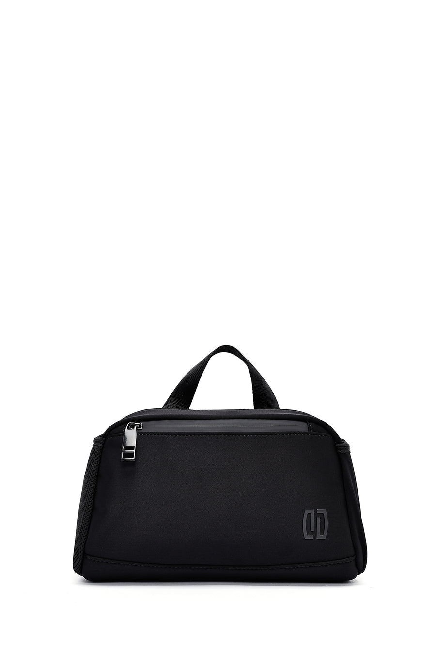 Men's Black Fabric Mini Waist Bag
