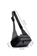 Erkek Gri Kumaş Mini Bel Çantası | Derimod