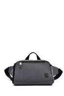 Erkek Gri Kumaş Mini Bel Çantası | Derimod