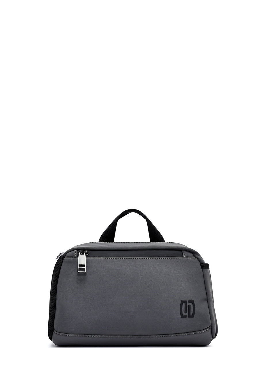 Men's Gray Fabric Mini Waist Bag