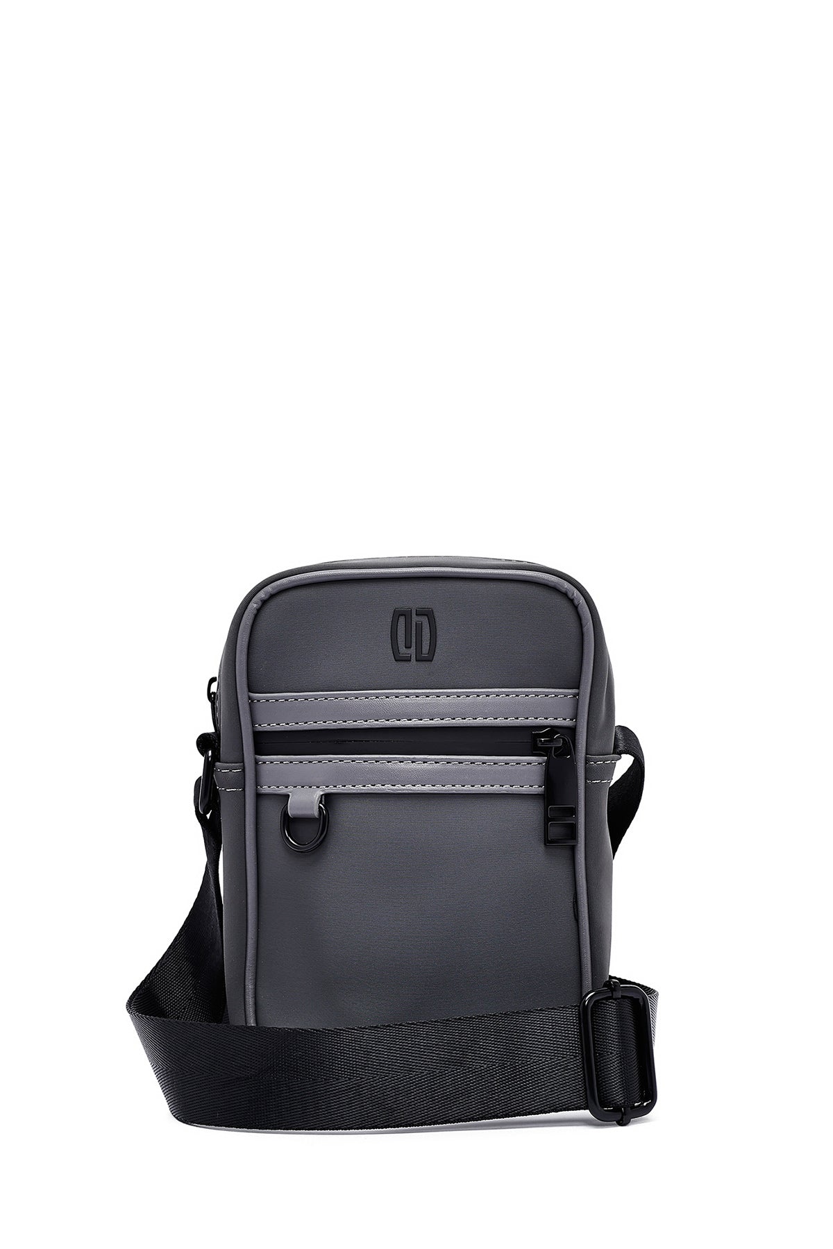 Men's Gray Mini Fabric Messenger Bag 25SBD30116F | Derimod