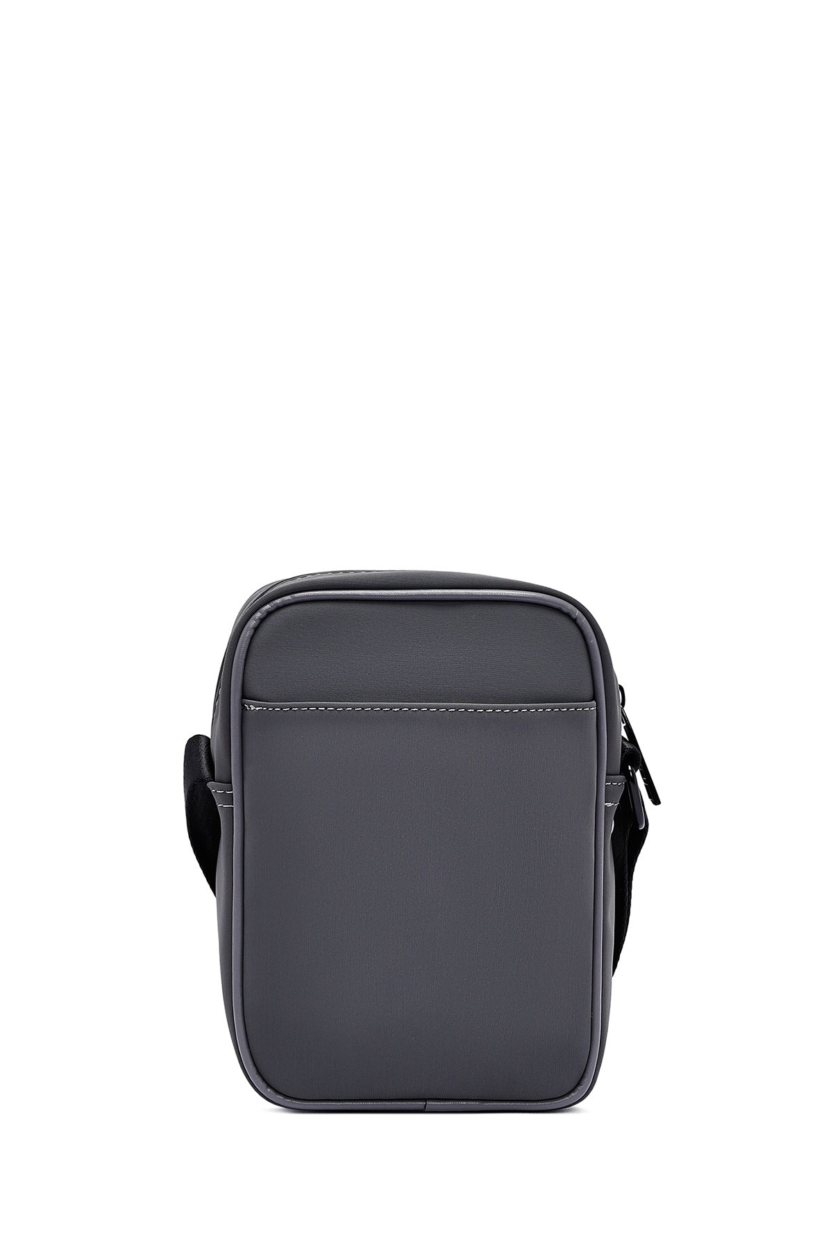 Erkek Gri Mini Kumaş Postacı Çantası