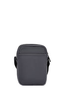 Men's Gray Mini Fabric Messenger Bag | Derimod