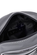 Men's Gray Mini Fabric Messenger Bag | Derimod