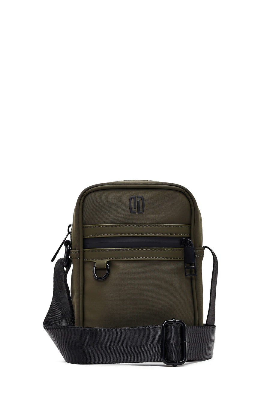 Men's Khaki Mini Fabric Messenger Bag 25SBD30116F | Derimod