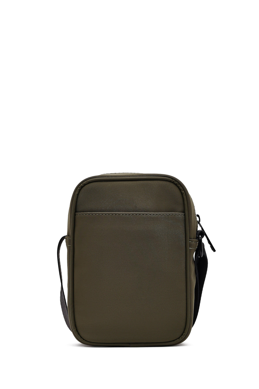 Men's Khaki Mini Fabric Messenger Bag