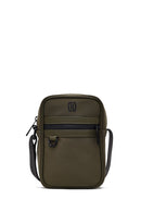 Erkek Haki Mini Kumaş Postacı Çantası | Derimod