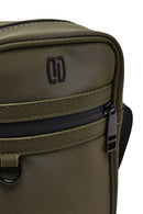 Erkek Haki Mini Kumaş Postacı Çantası | Derimod