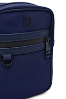 Erkek Lacivert Mini Kumaş Postacı Çantası | Derimod