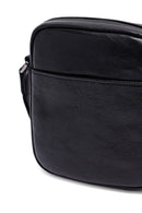Men's Black Long Strap Leather Messenger Bag | Derimod