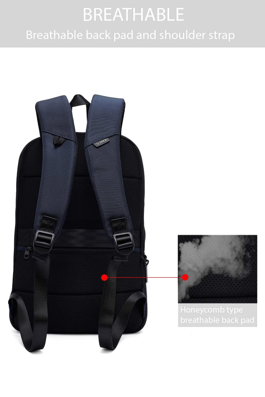 D-Pack Unisex Lacivert Sırt Çantası