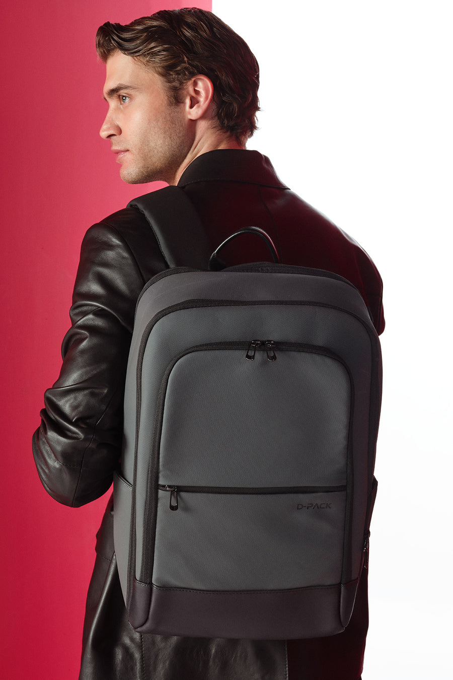 D-Pack Unisex Gri Sırt Çantası 25SBD30206F | Derimod