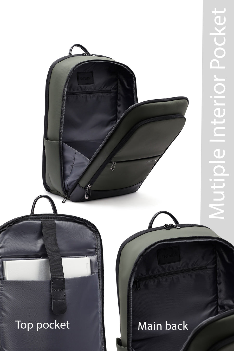 D-Pack Unisex Haki Sırt Çantası