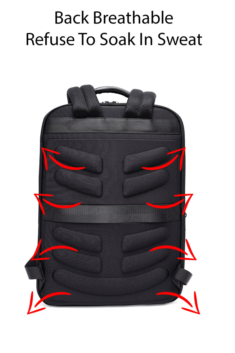 D-Pack Men's Black Backpack