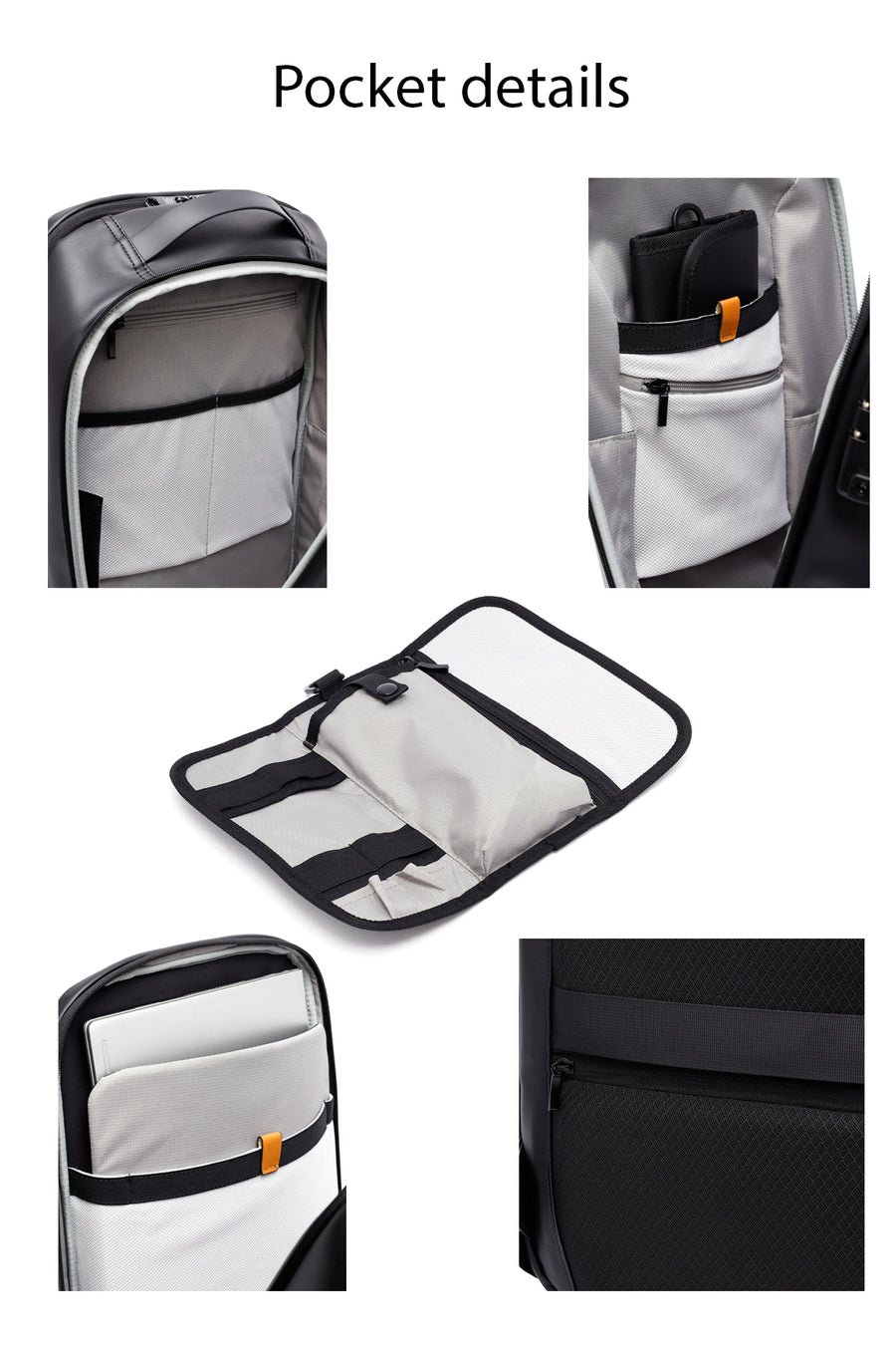 D-Pack Unisex Black Backpack