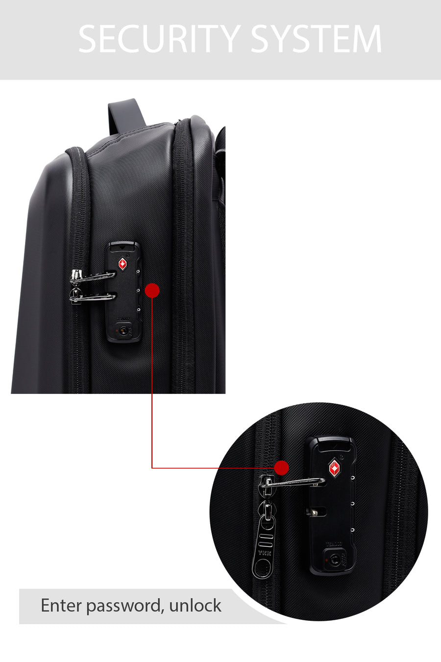 D-Pack Unisex Black Backpack