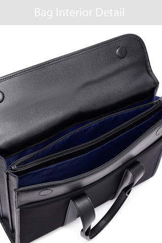 D-Pack Erkek Siyah Kumaş Evrak Çantası