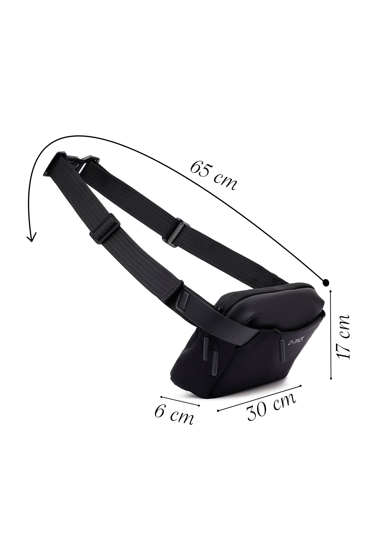 D-Pack Erkek Siyah Bel Çantası