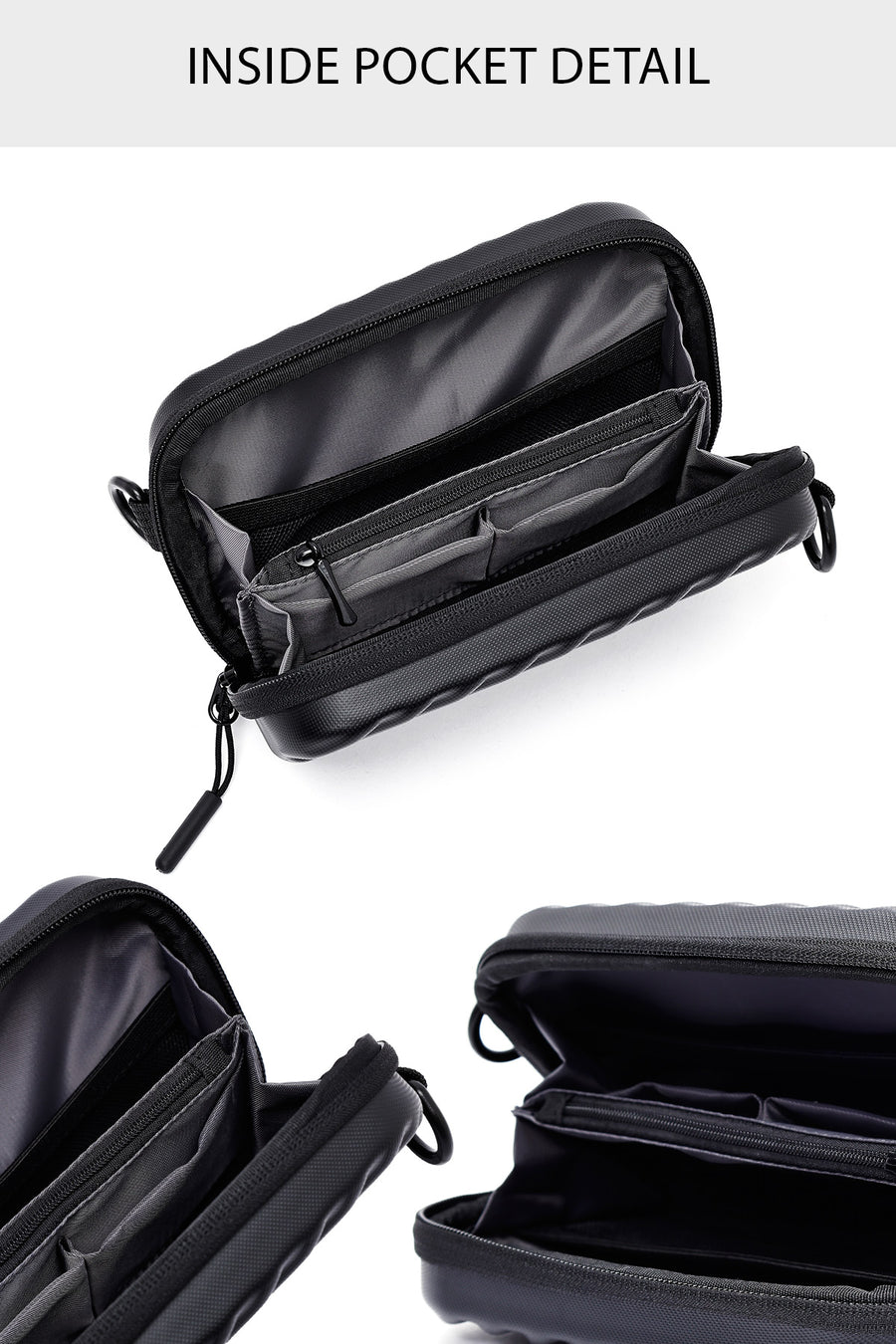 D-Pack Erkek Siyah Mini Kutu Çapraz Çanta