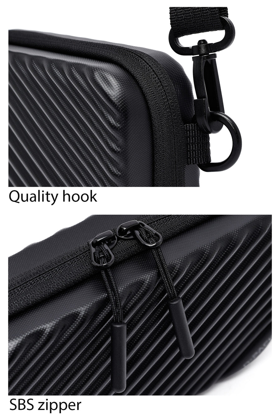 D-Pack Erkek Siyah Mini Kutu Çapraz Çanta