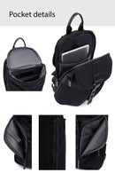 D-Pack Men Black Crossbody Bag | Derimod