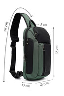 D-Pack Men's Green Crossbody Bag | Derimod