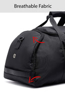 Erkek Siyah Kumaş Seyahat Çantası | Derimod