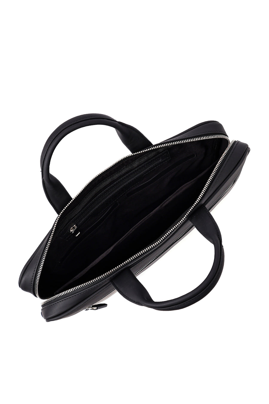 Men's Black Leather Laptop Bag