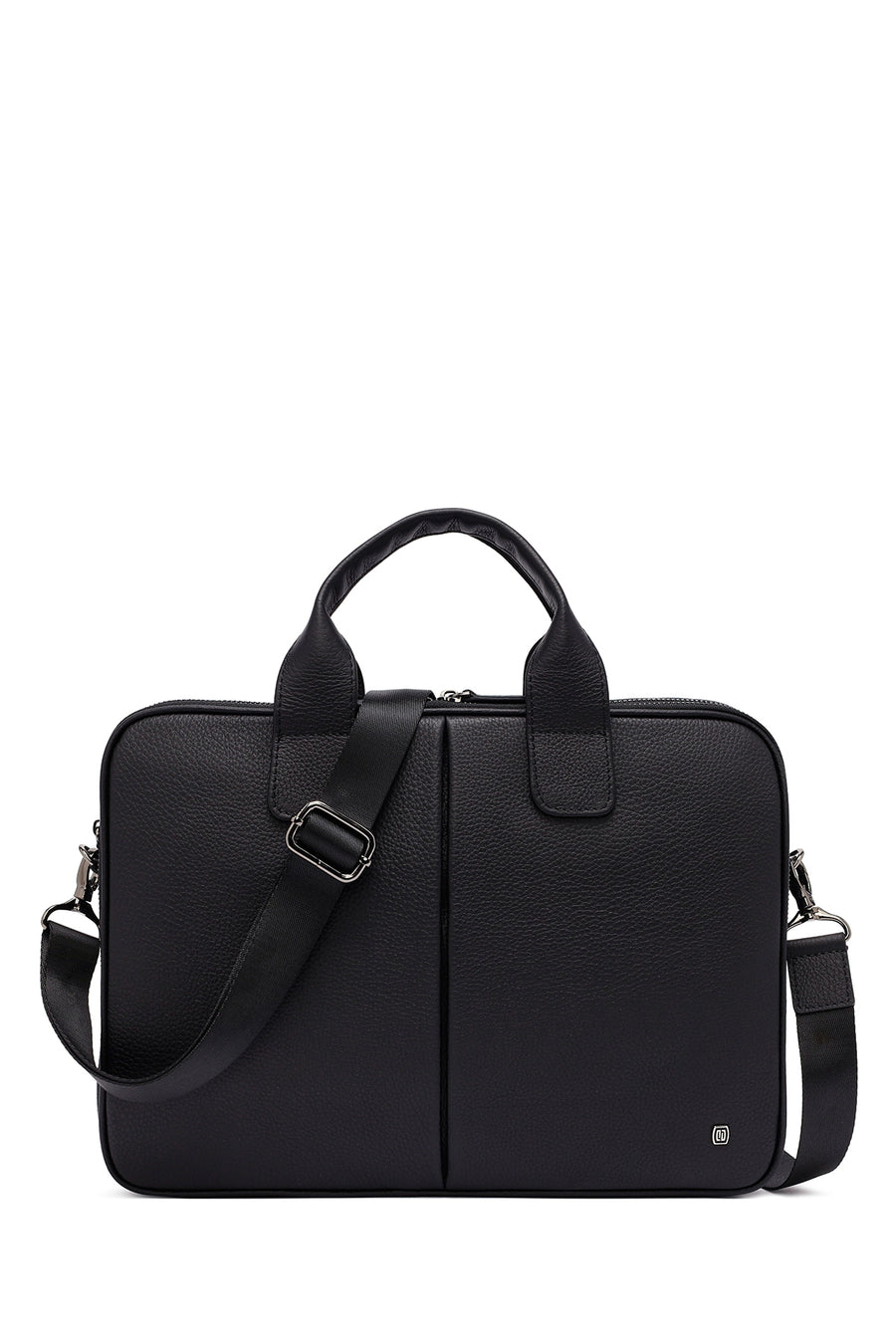 
Men's Black Long Strap Leather Laptop Bag
 25SBD3530FT | Derimod
