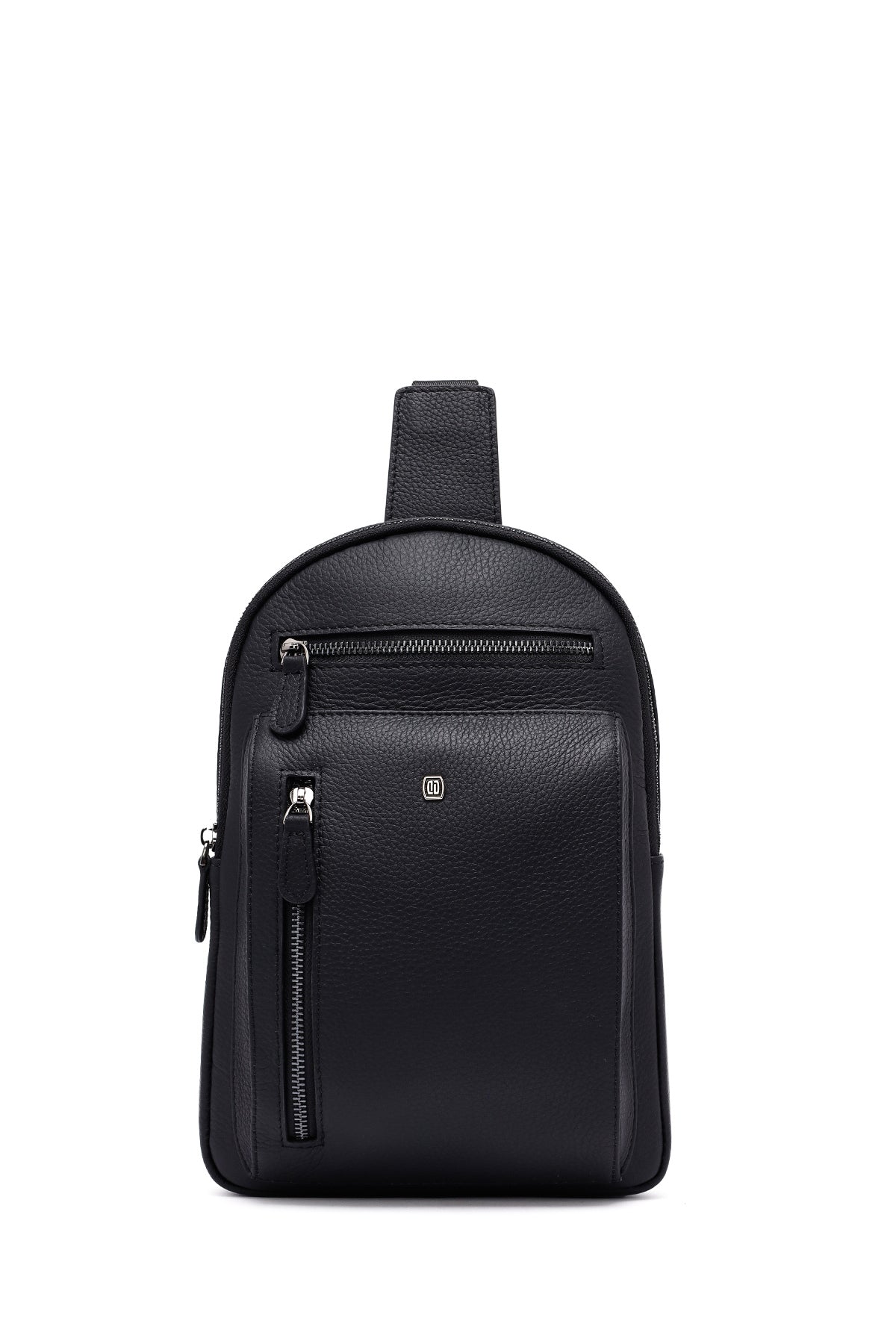 Erkek Siyah Deri Çapraz Çanta 25SBD3532FT | Derimod